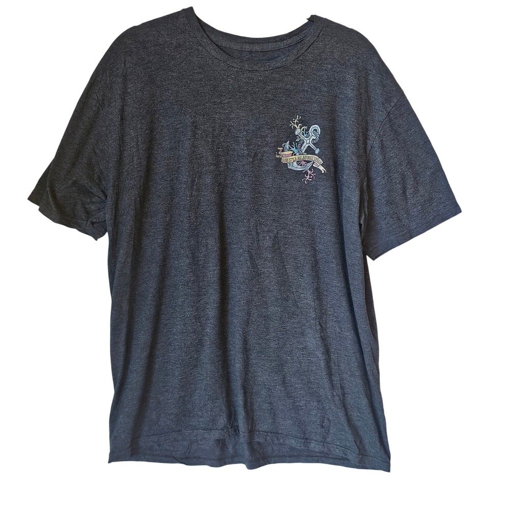 The Duck Company Men XL Melbourne Beach Florida Skeleton Mermaid Graphic T-Shirt